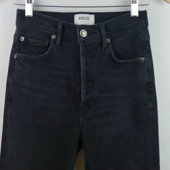 AGOLDE SZ 24 NICO High Rise Slim Denim Jeans Color: Compilation - Picture 3 of 6